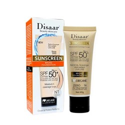 Тональный - солнцезащитный крем для лица Disaar Sunscreen SPF 50 40мл оптом