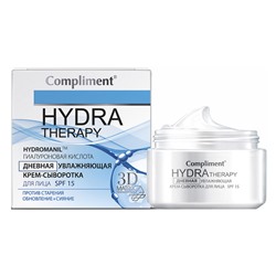 Дневная крем-сыворотка для лица Compliment Hydra Therapy увлажняющая 50 ml