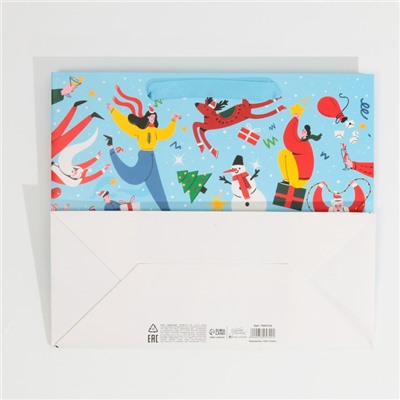 Пакет ламинированный горизонтальный «Веселье», ML 27 × 23 × 11,5 см