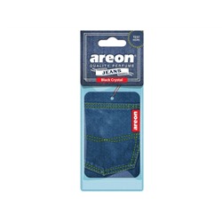 Ароматизатор для авто подвесной картонный "AREON" Jeans Products , аромат "BLACK CRYSTAL" (Болгария)