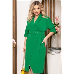 Платье "Доминика" (ярко-зеленое) П5273