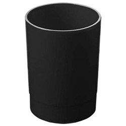 Подставка-органайзер СТАММ (стакан для ручек), 70*70*90 мм, черный