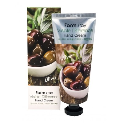 Крем для  рук с оливковым маслом FarmStay Visible Difference Olive Hand Cream 100 g