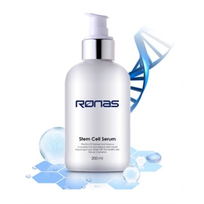 СЫВОРОТКА RONAS СТИМУЛИРУЮЩАЯ НА ОСНОВЕ СТВОЛОВЫХ КЛЕТОК - RONAS STEM CELL SERUM, 200мл