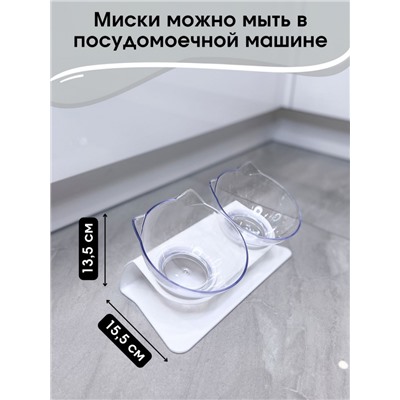 Миска для животных двойная (3280)