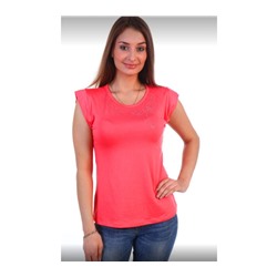 Женская футболка Азиза 6-22 красная 42-58 арт.zrlv-131