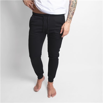 Мужские спортивные штаны  с этикеткой - черные, размер XXL