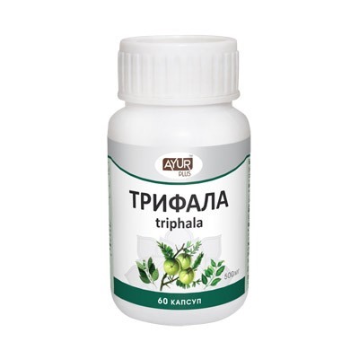 Трифала (очищение и омоложение организма) Ayur Plus 60 капс.