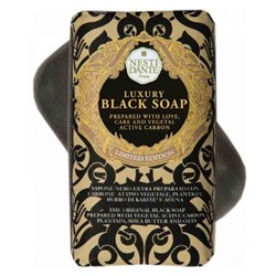 Мыло Nesti Dante Luxury Black Soap Роскошное Чёрное 250 g