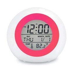 Часы-будильник сенсорный музыкальный Color Change Light с LED-подсветкой оптом
