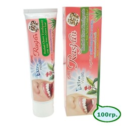 Травяная отбеливающая зубная паста с экстрактом гвоздики Isme Rasyan 100гр