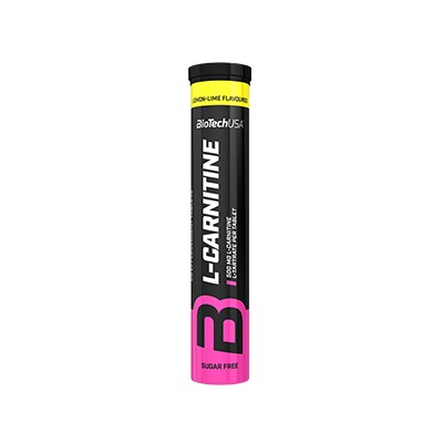 Жиросжигатель Л-Карнитин L-Carnitine Effervescent BioTech USA 20 шипуч таб.