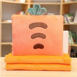 Подушка-одеяло морковка
