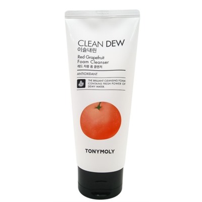 Пенка очищающая с экстрактом красного грейпфрута  CLEAN DEW Red Grapefruit Foam Cleanser TONYMOLY 180 мл.