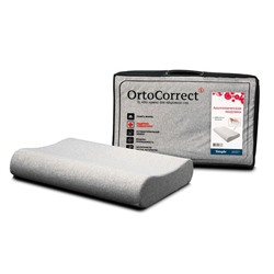 Ортопедическая подушка OrtoCorrect Classic Simple M, 58 х 37 см, валики 9/11 см