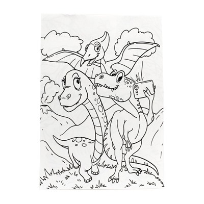 Мини-раскраска «Динозаврики», А5