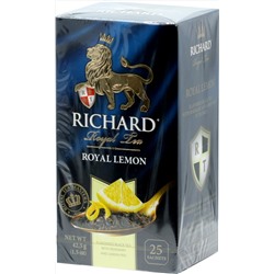 Richard. Royal Lemon 47,5 гр. карт.пачка, 25 пак.