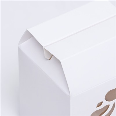 Коробка под десерты, белая,  15 х 10 х 10 см