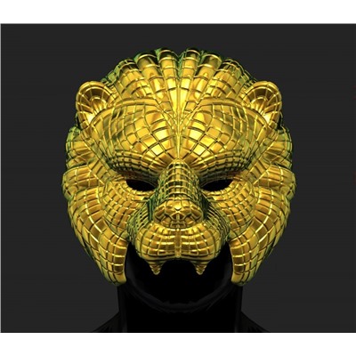 Золотая VIP Маска - LION