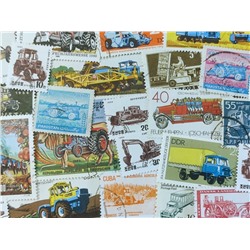 Набор различных марок, Спецтранспорт (25 шт.)