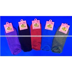 Носки-тапочки женские "травка" с тормозами