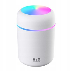 Портативный ультразвуковой увлажнитель для дома и офиса H2O белый