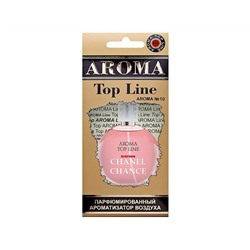 Ароматизатор для авто подвесной картонный парфюмированный AROMA TOP LINE по мотивам  Chance