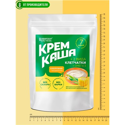 Крем каша кукурузная с клетчаткой, 30 г х 7 порций