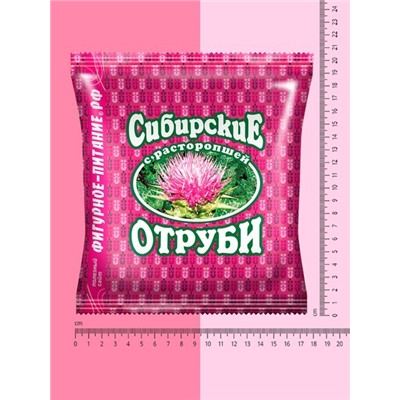 Отруби Сибирские ПШЕНИЧНЫЕ (с расторопшей), 200 г