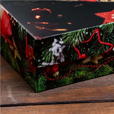 Подарочная коробка сборная "Волшебная ночь", 21 х 15 х 5,7 см