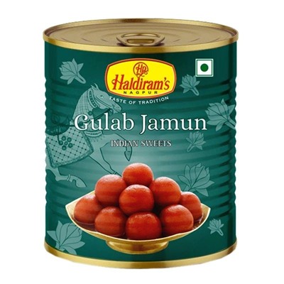 Творожные шарики с кардамоном в сахарном сиропе Гулаб Джамун Gulab Jamun Haldiram's 1 кг.