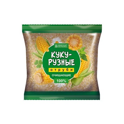 Сибирские отруби "Кукурузные" очищающие 180 г