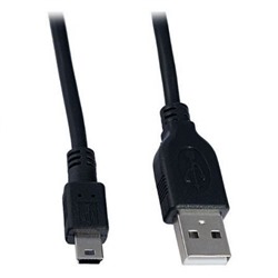 Кабель USB 2.0 Am=>mini B - 3 м, VS (U330)