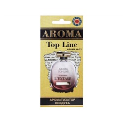 Ароматизатор для авто подвесной картонный парфюмированный AROMA TOP LINE по мотивам EXTASE