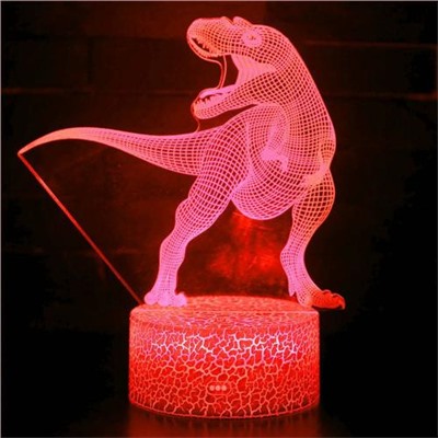 3D светильник динозавр оптом