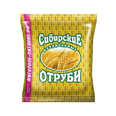 Отруби Сибирские ПШЕНИЧНЫЕ натуральные, 200 г