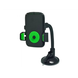 Держатель мобильного телефона универсальный на присоске, черный,зажим 5-7см, поворот 360°