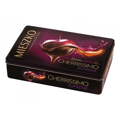 Шоколадные конфеты ассорти Mieszko Cherrissimo Supreme жесть 285г