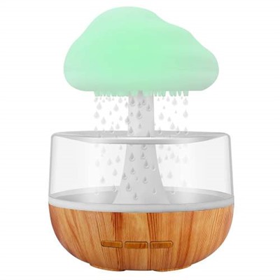 Увлажнитель воздуха Rain Cloud Дождливое Облако ароматерапевтический 7 цветов со звуком капли воды оптом