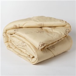 Одеяло Эконом Верблюжья шерсть 140х205 см, полиэфирное волокно, 200г/м2, пэ 100%