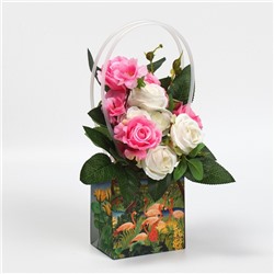 Пакет влагостойкий для цветов «Garden», 11,5 х 12 х 8 см