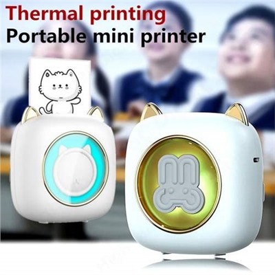 Термо мини-принтер портативный Portable Mini Printer оптом