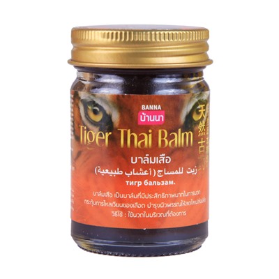 Тайский тигровый бальзам Tiger Thai Balm Banna, 50 гр