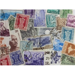 Набор различных марок, Индия (25 шт.)