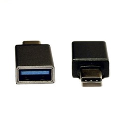 Адаптер OTG USB Type C(m) - USB 3.0 Af, серый, KS-is KS-296 Grey