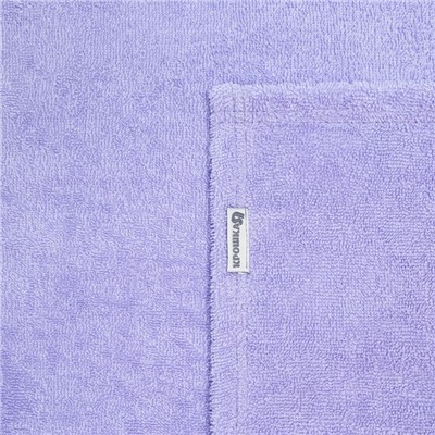 Набор для купания Крошка Я (полотенце-уголок 85*85±2см,полотенце 40*55см, рукавица), цвет сиреневый