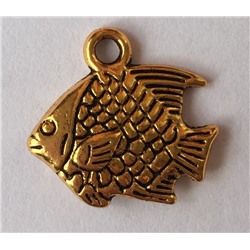Подвеска Рыбка Большая (золото) ПКН33