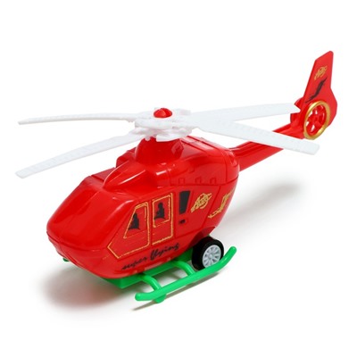 Вертолёт инерционный «Воздушный герой», цвет МИКС