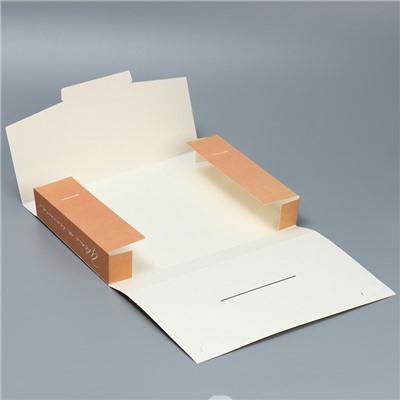 Складная коробка конверт «Нежные пионы», 31 х 22 х 5 см