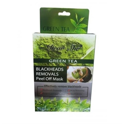 Маска для лица Dear She Green tea 10 шт по 20 г оптом